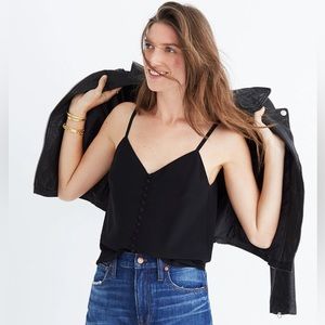 Madewell Silk Button Down Cami